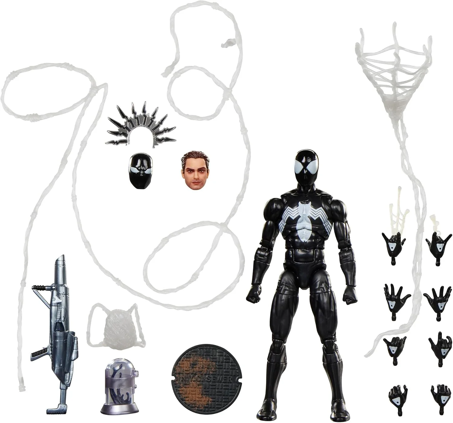 Figura Marvel Legends Symbiote Spider-Man Maximum Series – Hasbro