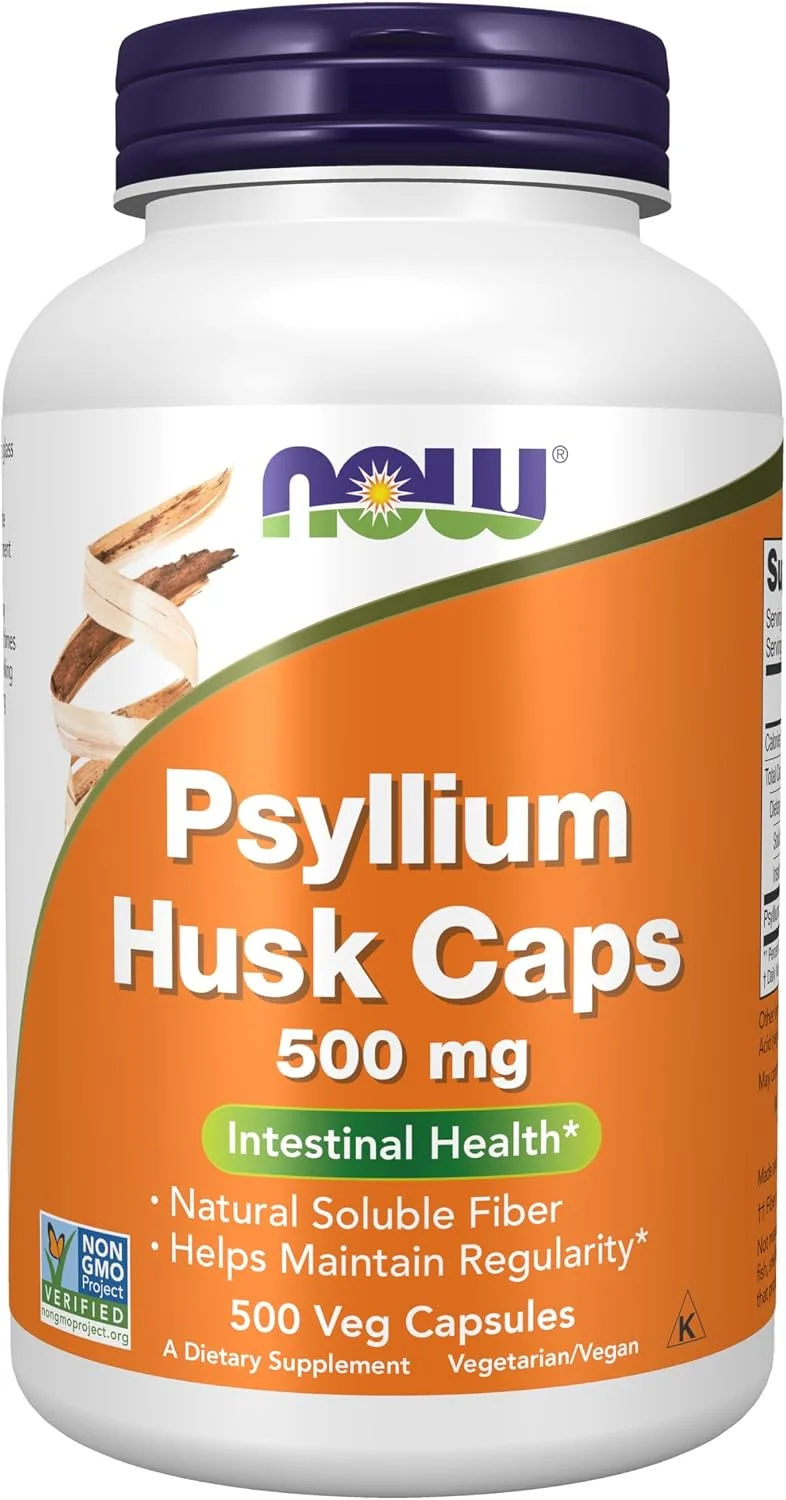 Cáscara de Psyllium 500 mg · 500 cápsulas