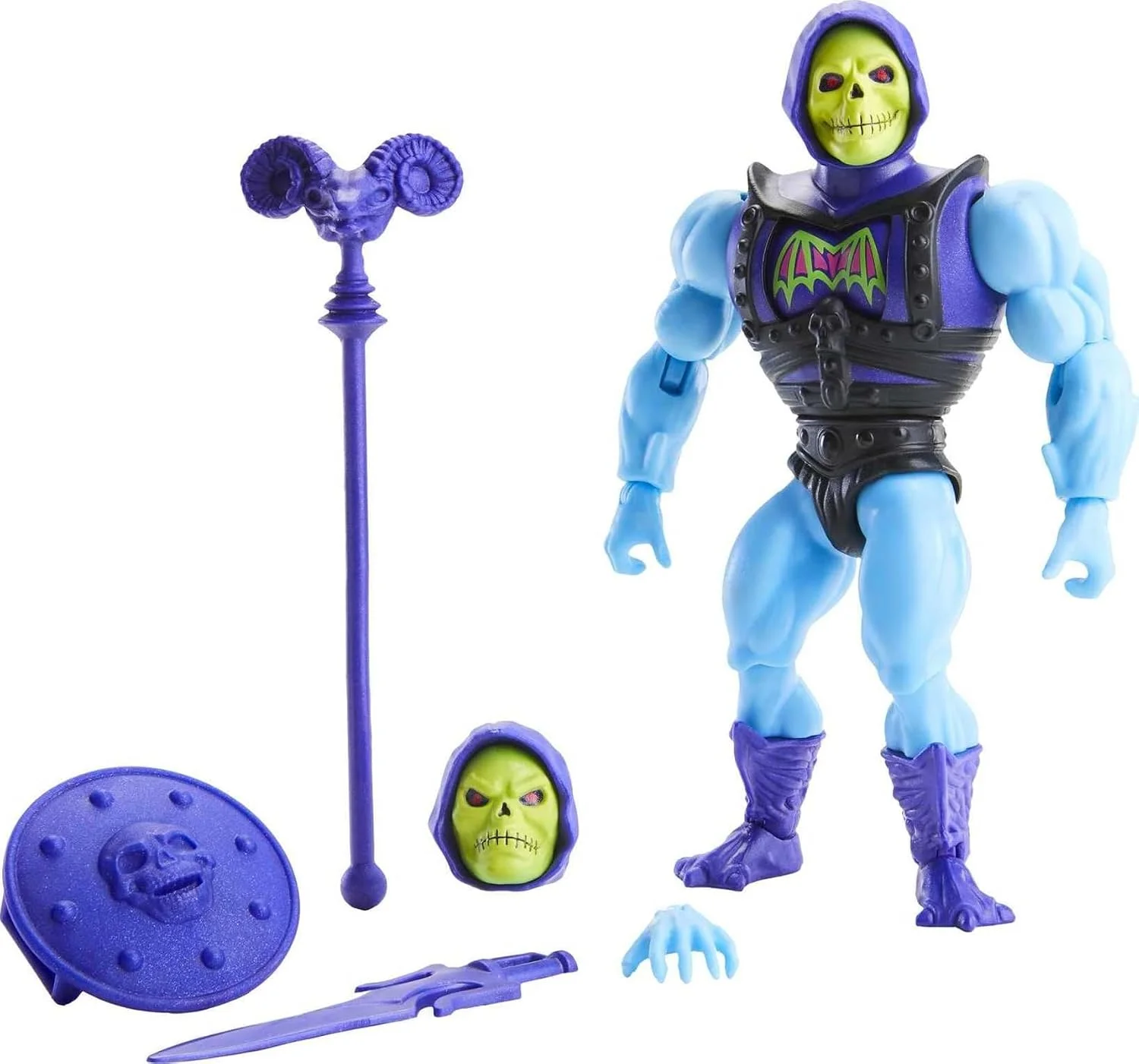 Figura Masters of the Universe Origins Skeletor Deluxe 14 cm – Mattel