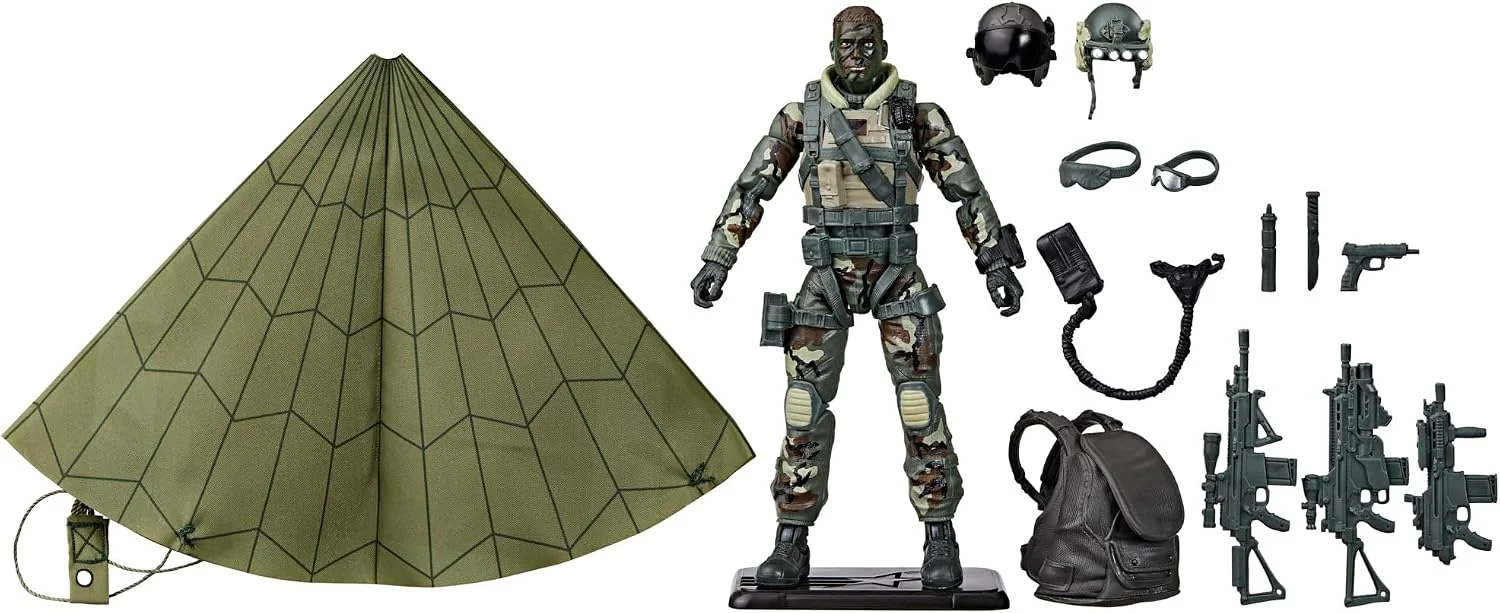 Figura G.I. Joe Classified Series 60th Anniversary Action Pilot H.a.L.o. Jumper 15 cm – Hasbro