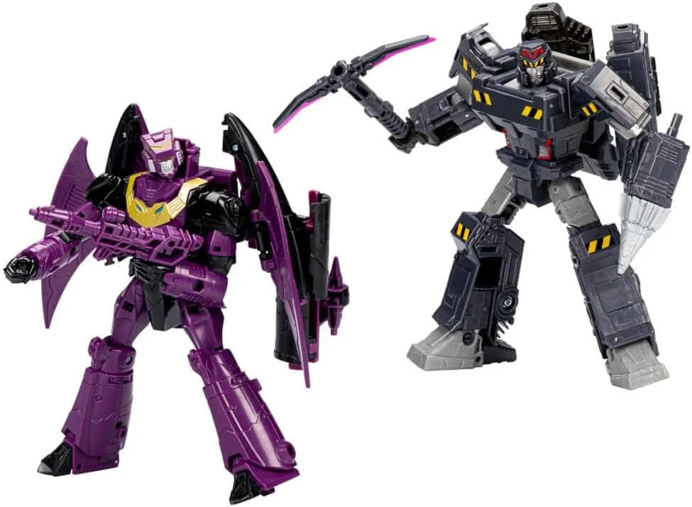 Figuras Transformers Legacy Evolution Miner Megatron y Senator Ratbat (Rise of Tyranny), pack x2 – Hasbro