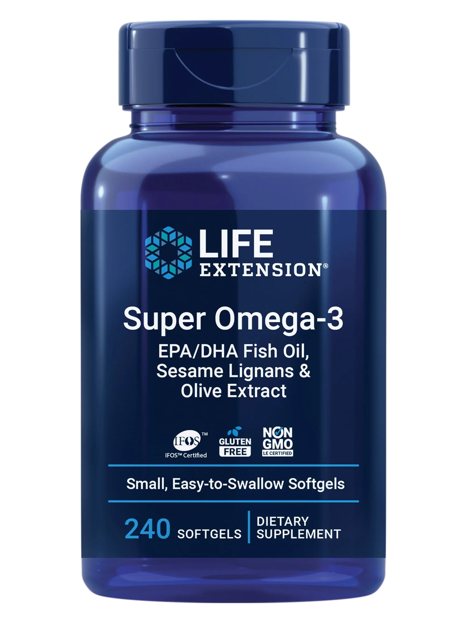Super Omega-3 EPA/DHA Easy to Swallow – 240 softgels