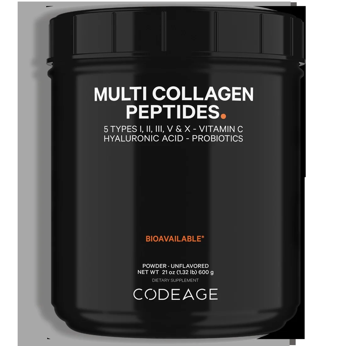 Codeage Multi Collagen + Probiotics Black Edition Large — 600 g