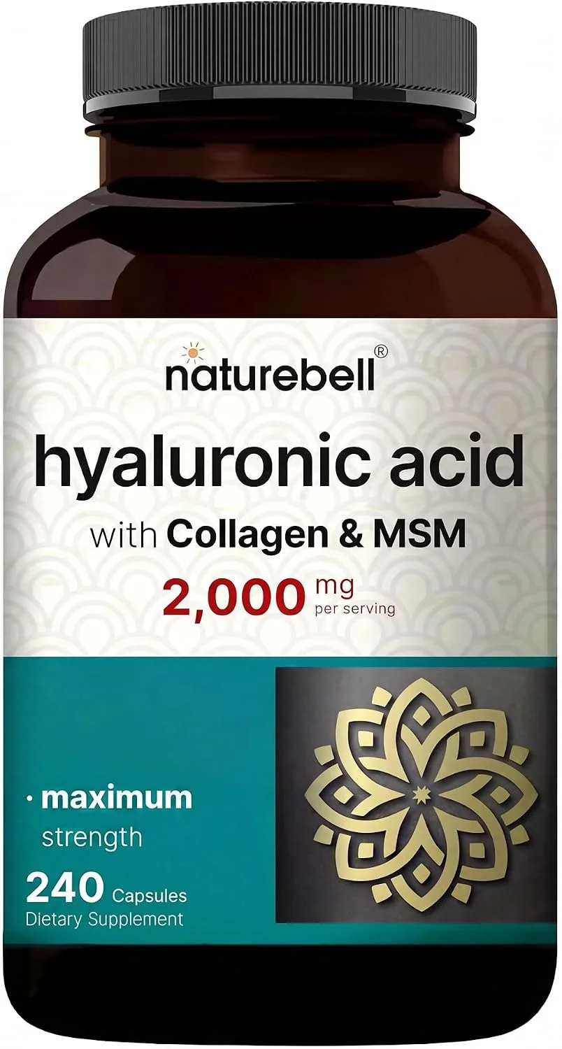 Ácido Hialurónico + Colágeno + MSM – 240 cápsulas