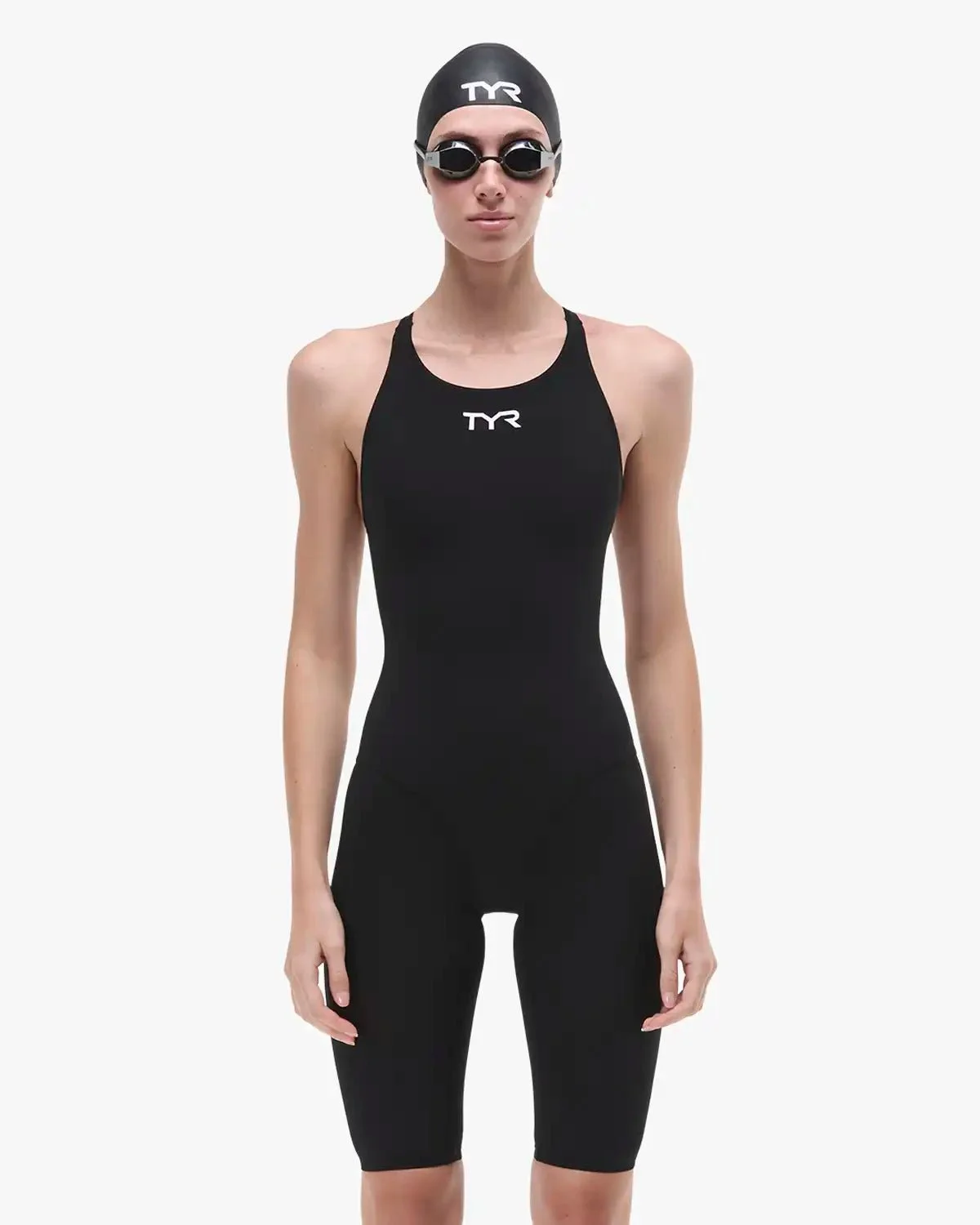 TYR Thresher malla técnica espalda abierta Mujer – Black
