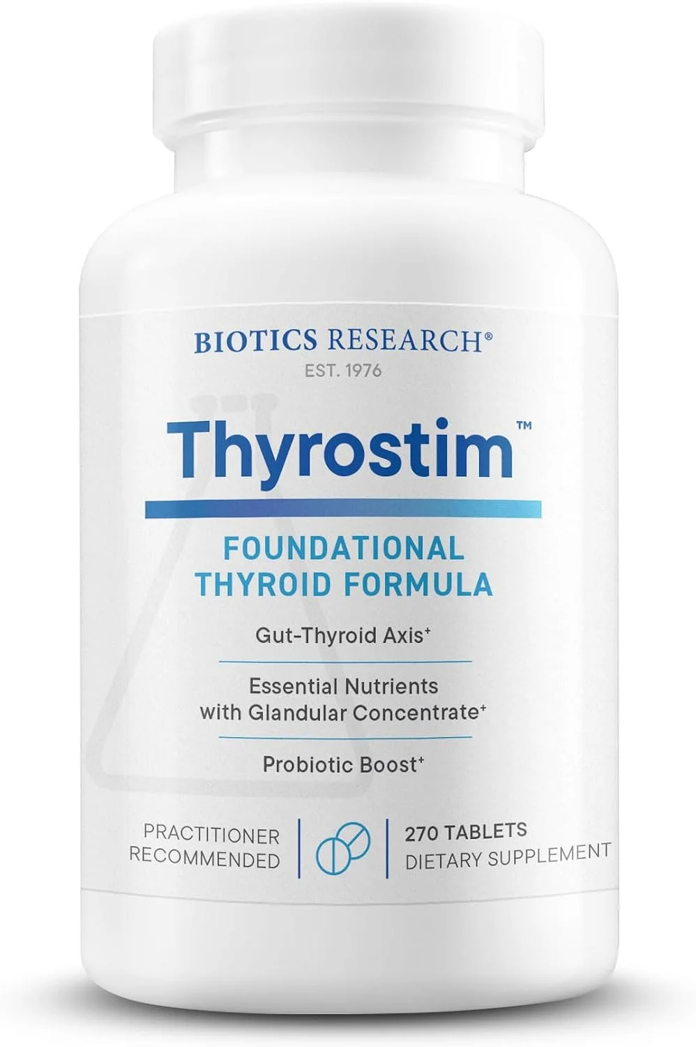 Thyrostim Fórmula Glandular Tiroidea · 270 tab.