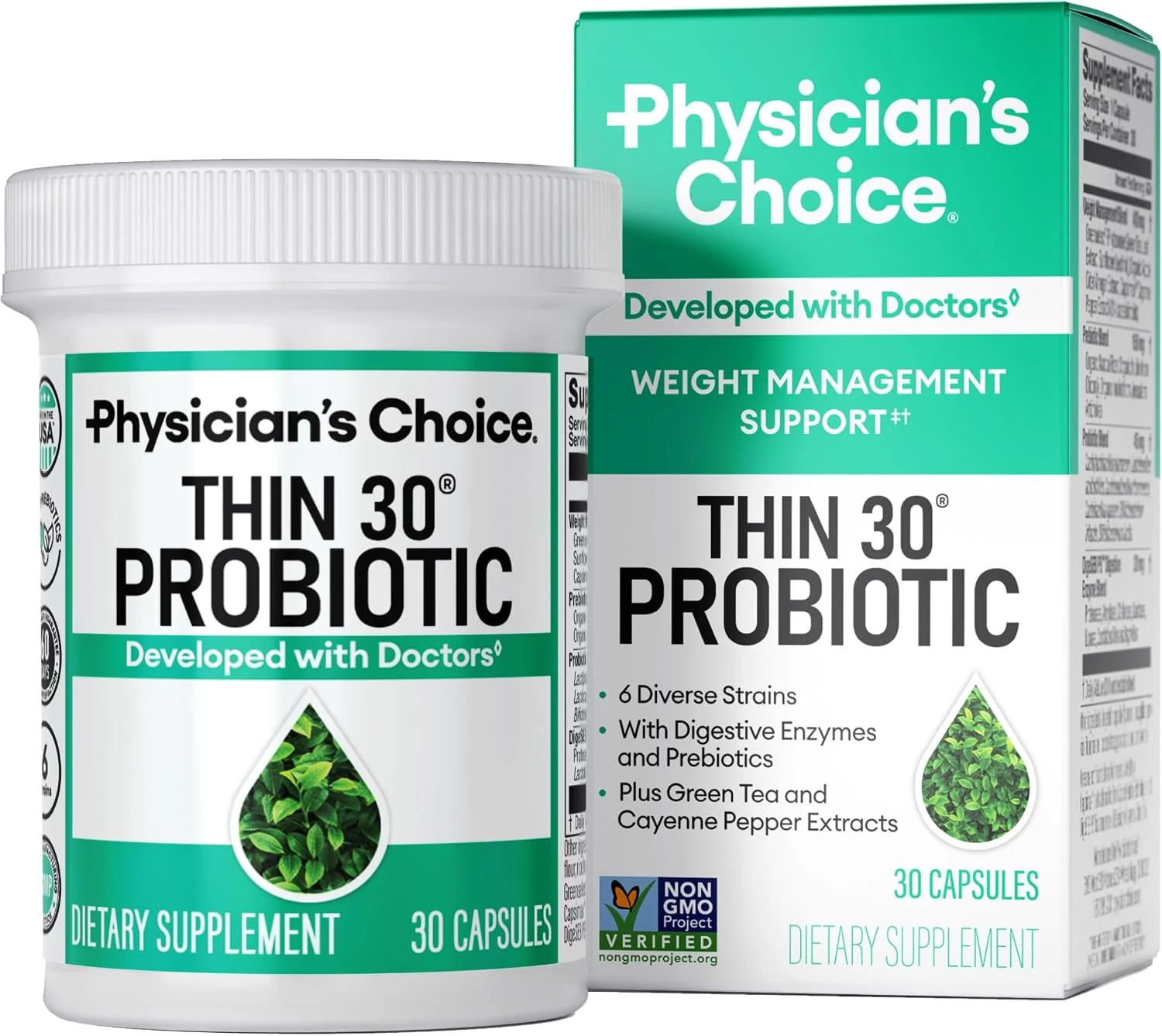 Probióticos Thin-30 · 30 cápsulas