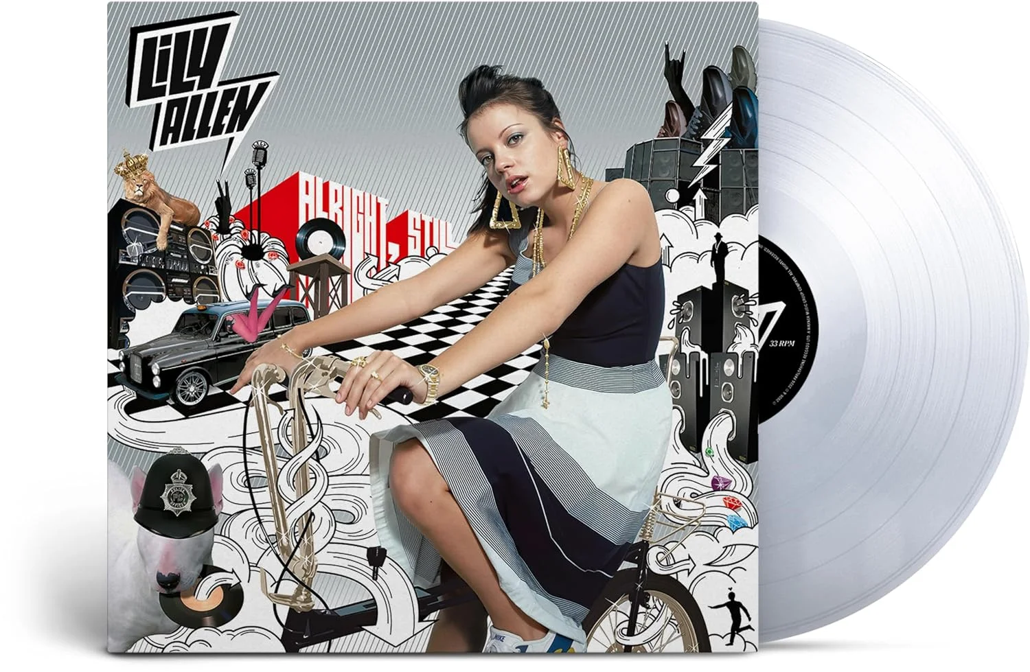 Lily Allen – Alright, Still (Vinilo, LP, vinilo transparente)