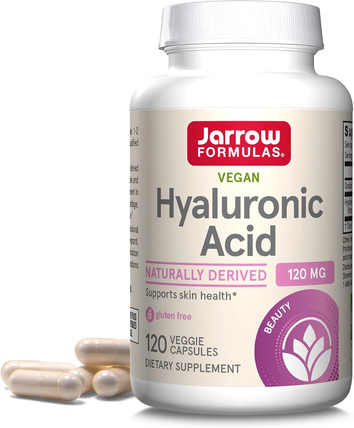 Jarrow Formulas Hyaluronic Acid 120 mg – 120 cápsulas