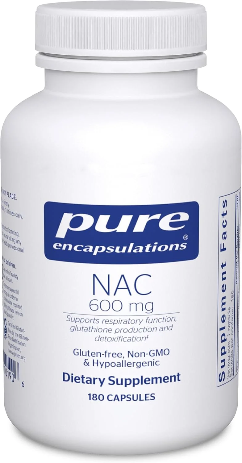 Pure Encapsulations NAC 600 mg – 180 cápsulas
