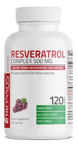 Resveratrol 500 Complex – 120 cápsulas