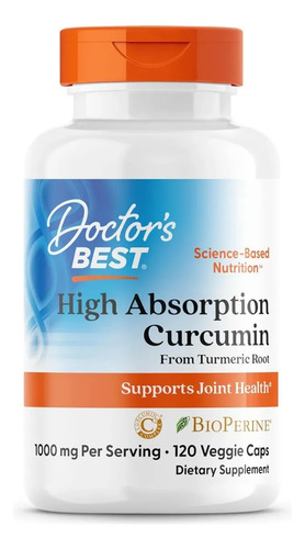 Curcumina Alta Absorción con BioPerine – 120 cápsulas vegetales