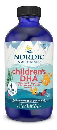 Children's DHA 530 mg Líquido sabor Frutilla – 237 ml