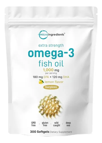 Omega-3 Triple Strength sabor Limón – 240 softgels