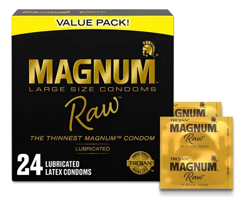 Preservativos Magnum Raw x 24