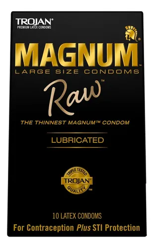Preservativos Magnum Raw x 10