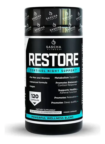 Restore Cortisol Night Support – 120 cápsulas