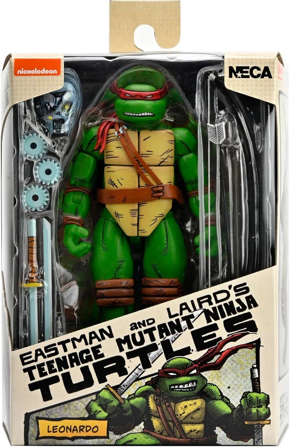 Figura Tortugas Ninja Leonardo (cómics Mirage) 18 cm – NECA