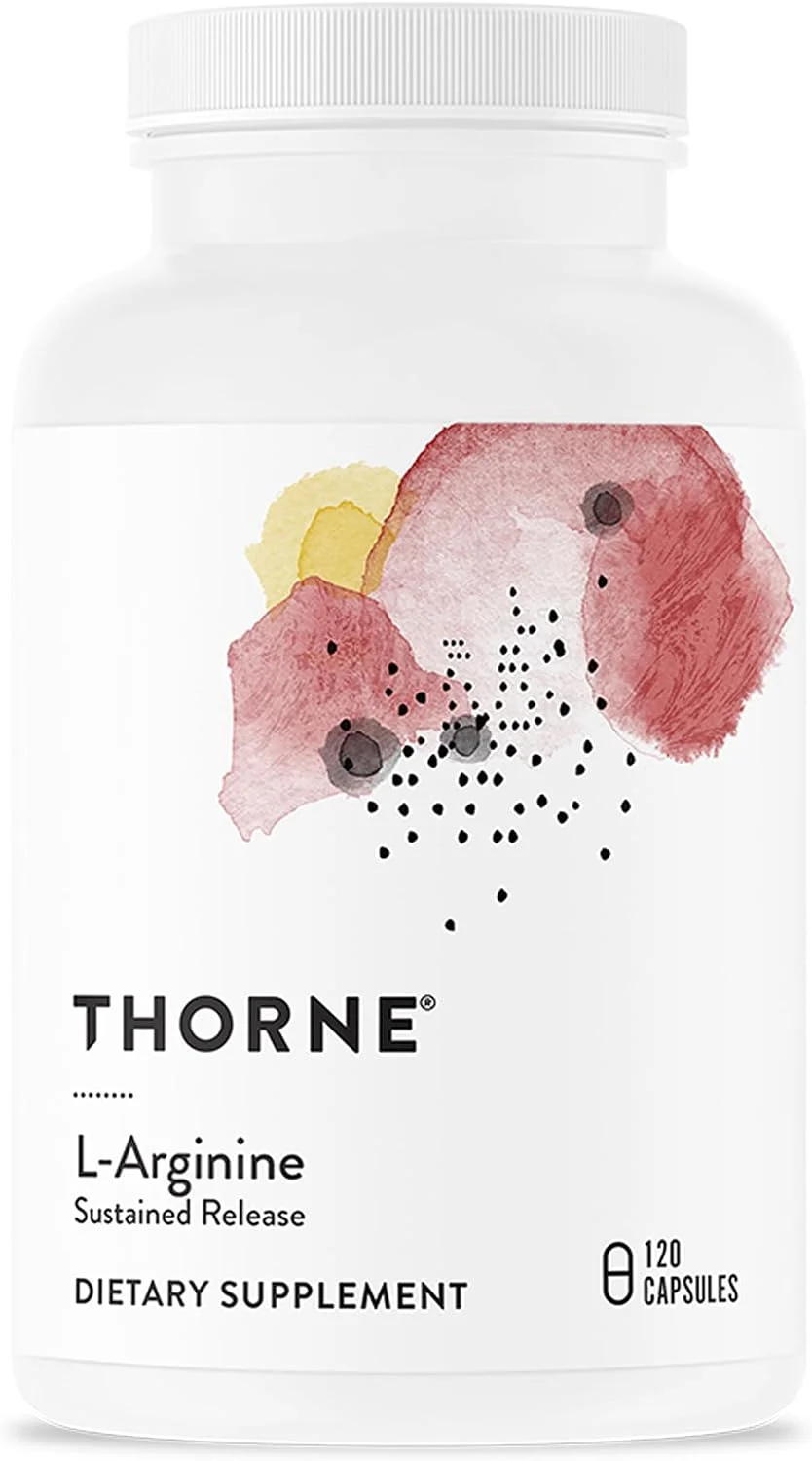Thorne L-Arginine de liberación sostenida – 120 cápsulas