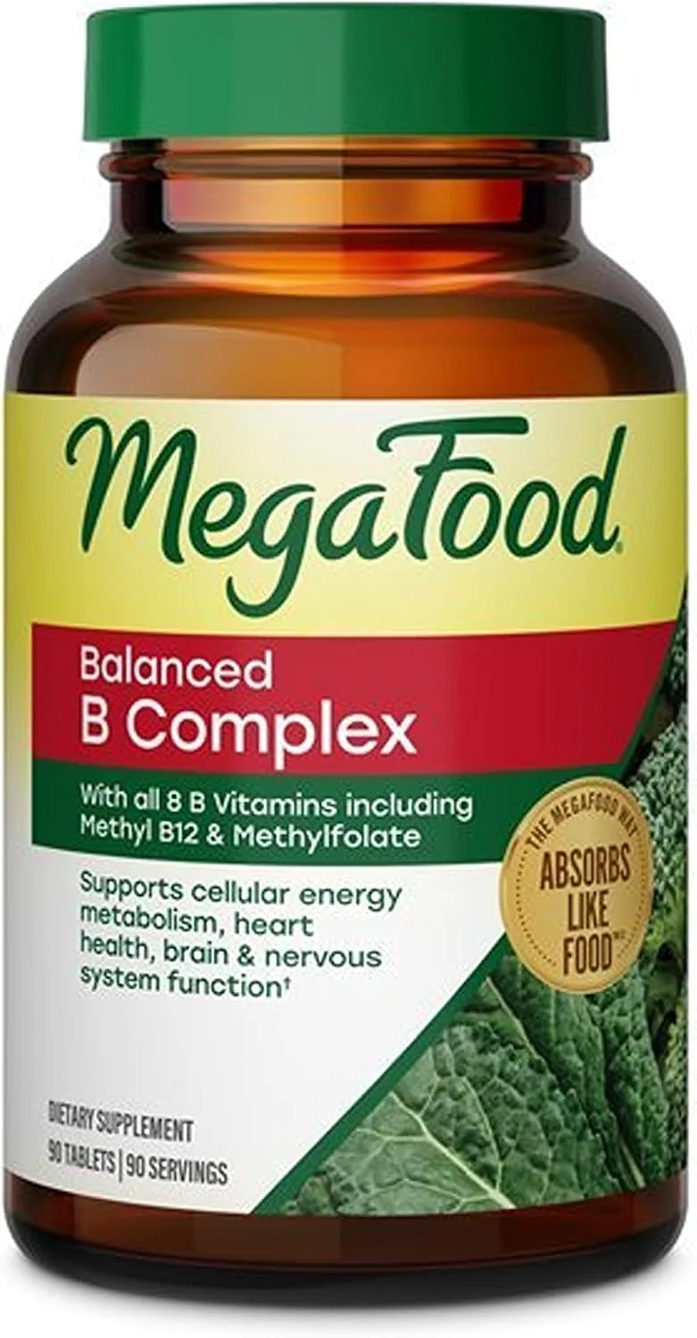 MegaFood Balanced B Complex — 90 tabletas