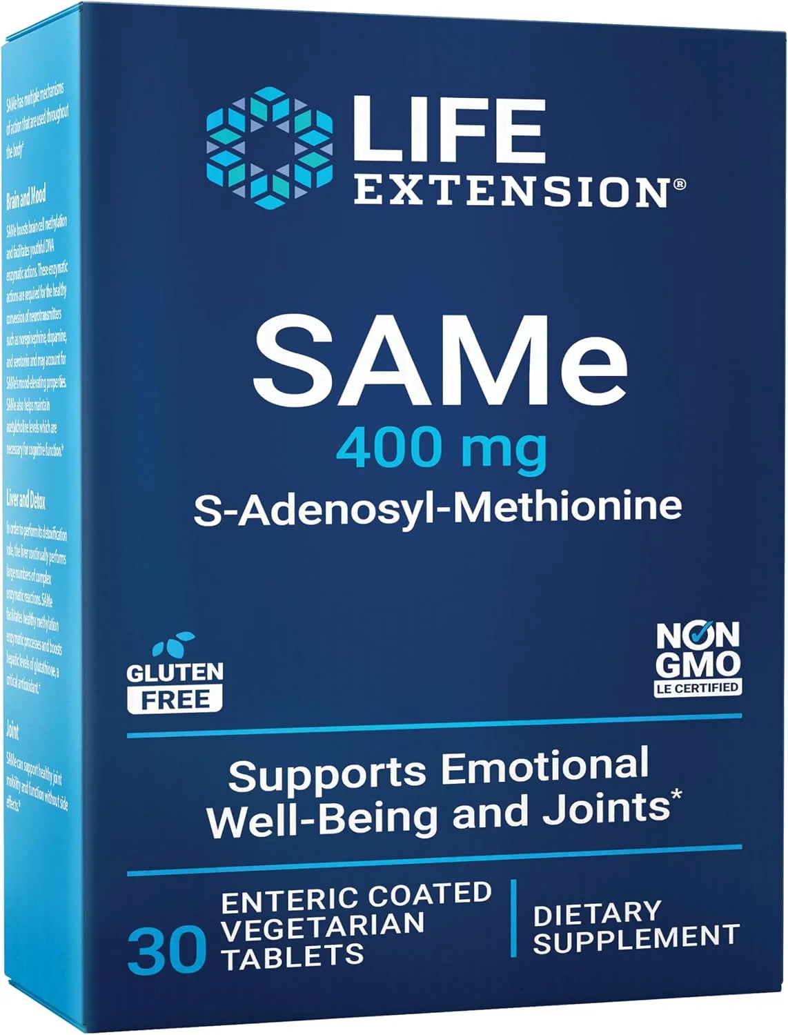 Life Extension SAMe 400 mg – 30 tabletas