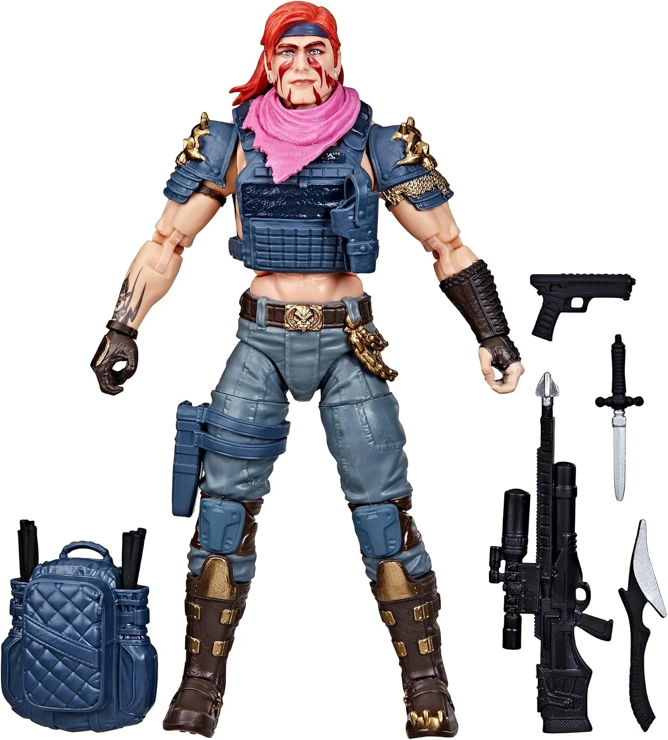 Figura G.I. Joe Classified Series Dreadnok Zandar #146 15 cm – Hasbro