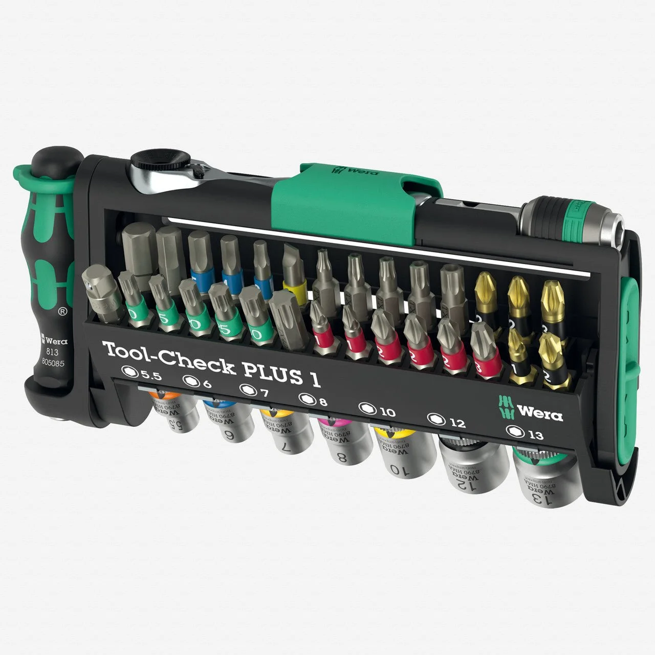 Wera Tool-Check Plus 1 — juego métrico de 39 piezas