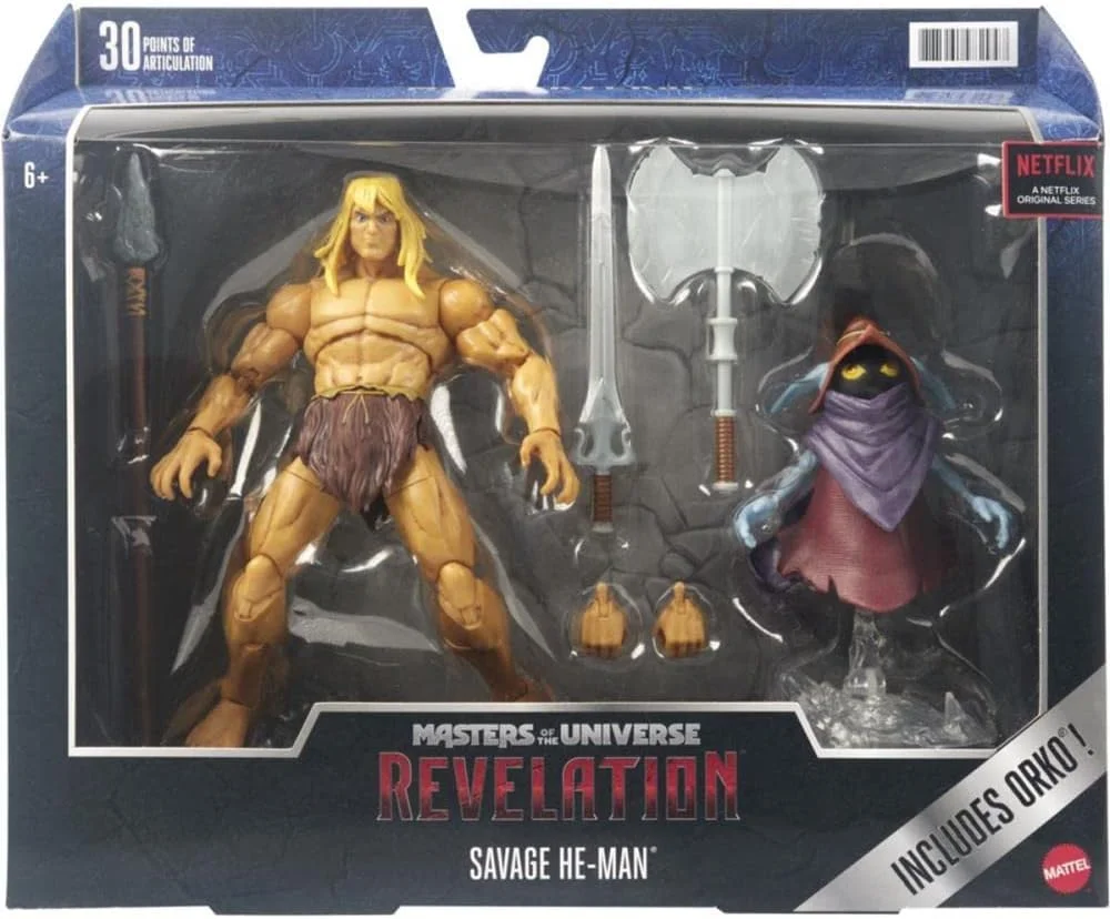 Figura Masters of the Universe Masterverse Revelation Savage He-Man 18 cm – Mattel