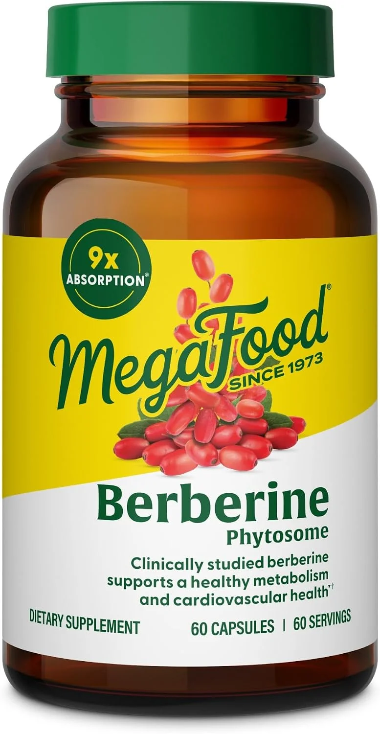 MegaFood Berberine Phytosome 550 mg – 60 cápsulas