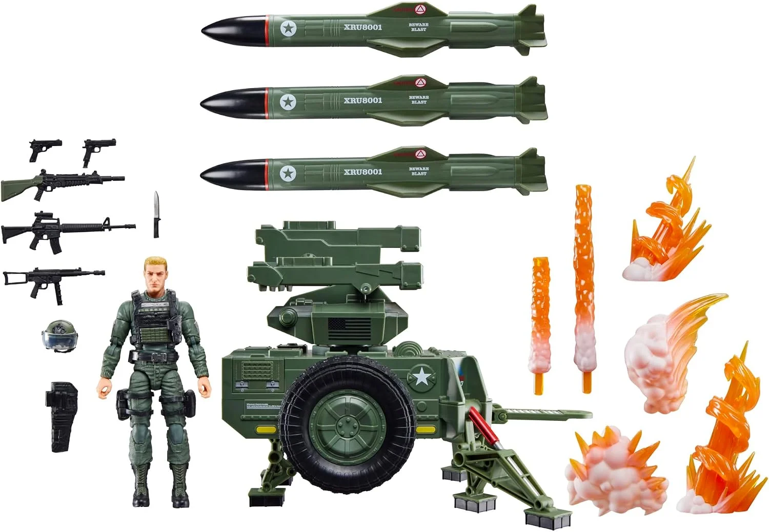 Figura y vehículo G.I. Joe Classified Series Clayton “Hawk” Abernathy con M.M.S. #182 15 cm – Hasbro