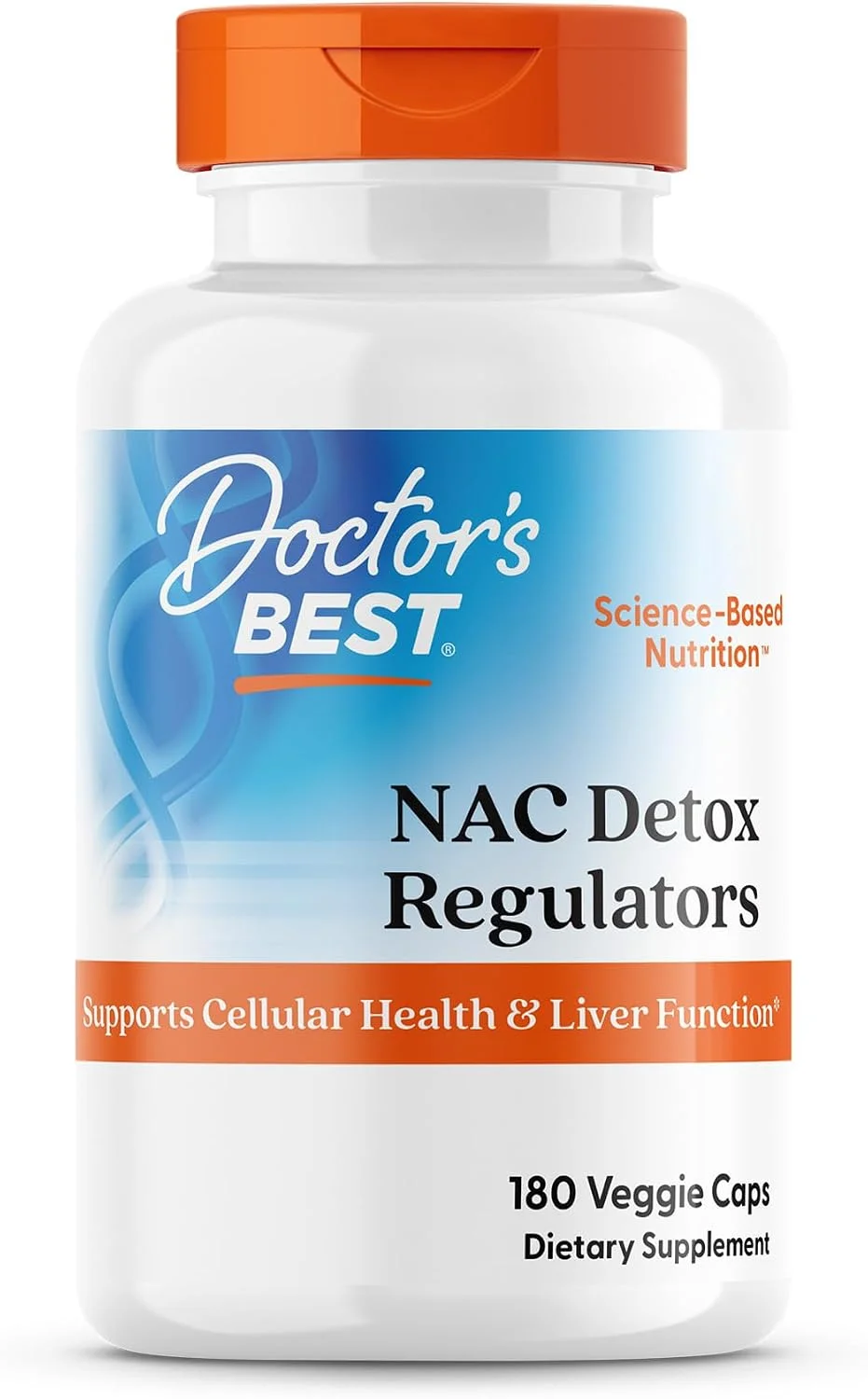Doctor's Best NAC Detox Regulators – 180 cápsulas