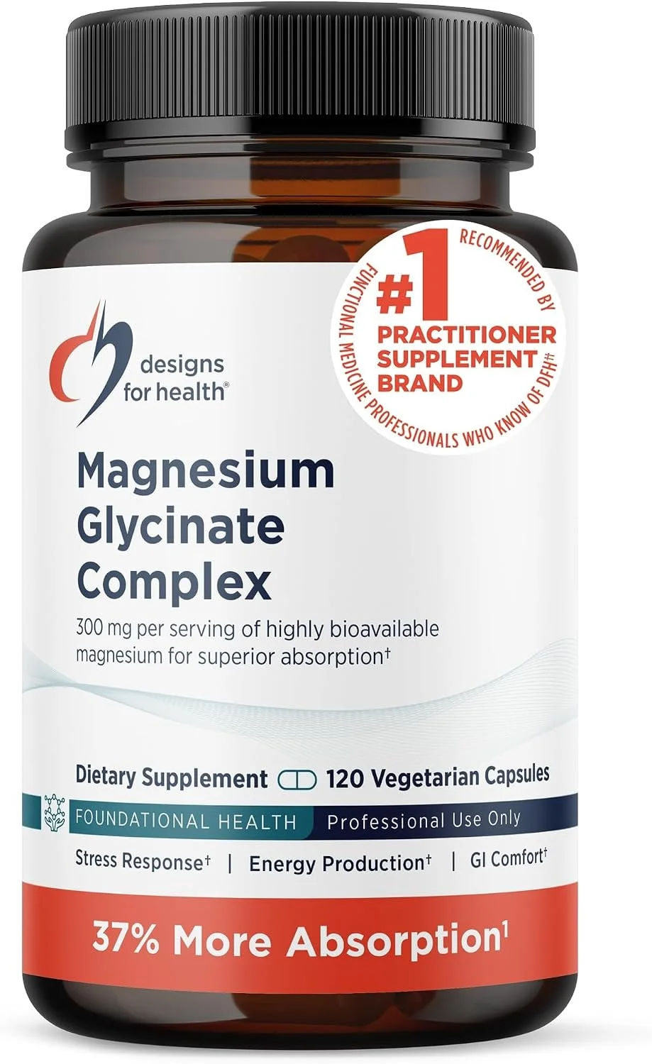Complejo de Glicinato de Magnesio · 120 cápsulas