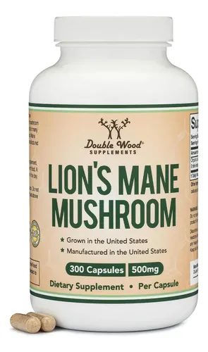 Double Wood Melena de León 500 mg – 300 cápsulas