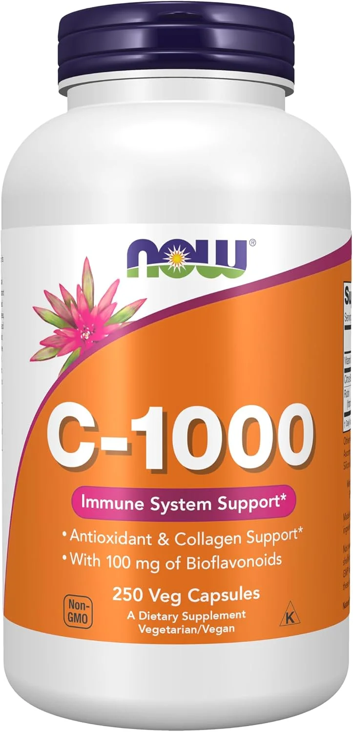 Vitamina C 1000 mg con Bioflavonoides · 250 cápsulas