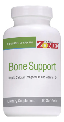 Dr Sears Zone Bone Support Calcio Magnesio Vitamina D X 90 sin Sabor