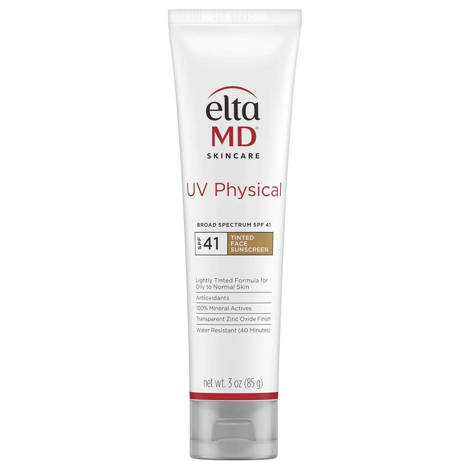 EltaMD UV Physical protector solar facial mineral con color FPS 41 · 85 g