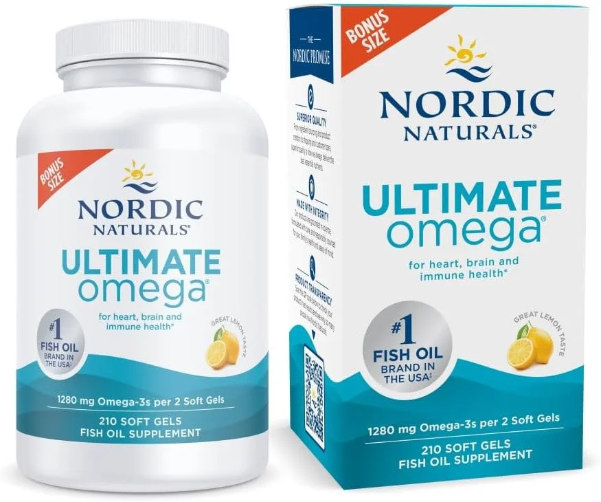 Ultimate Omega 1280 mg sabor Limón – 210 cápsulas