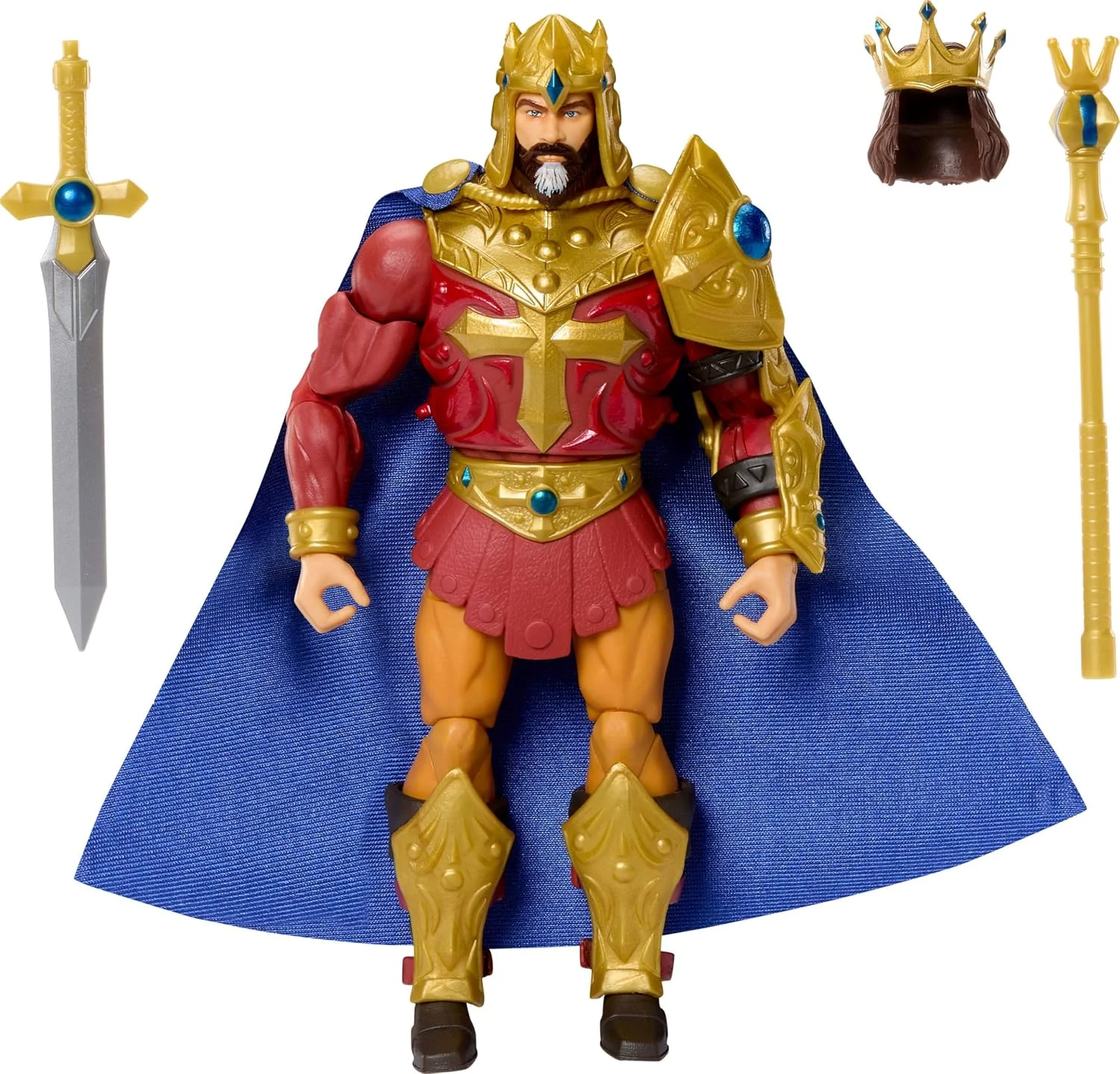 Figura Masters of the Universe Masterverse New Eternia King Randor 18 cm – Mattel