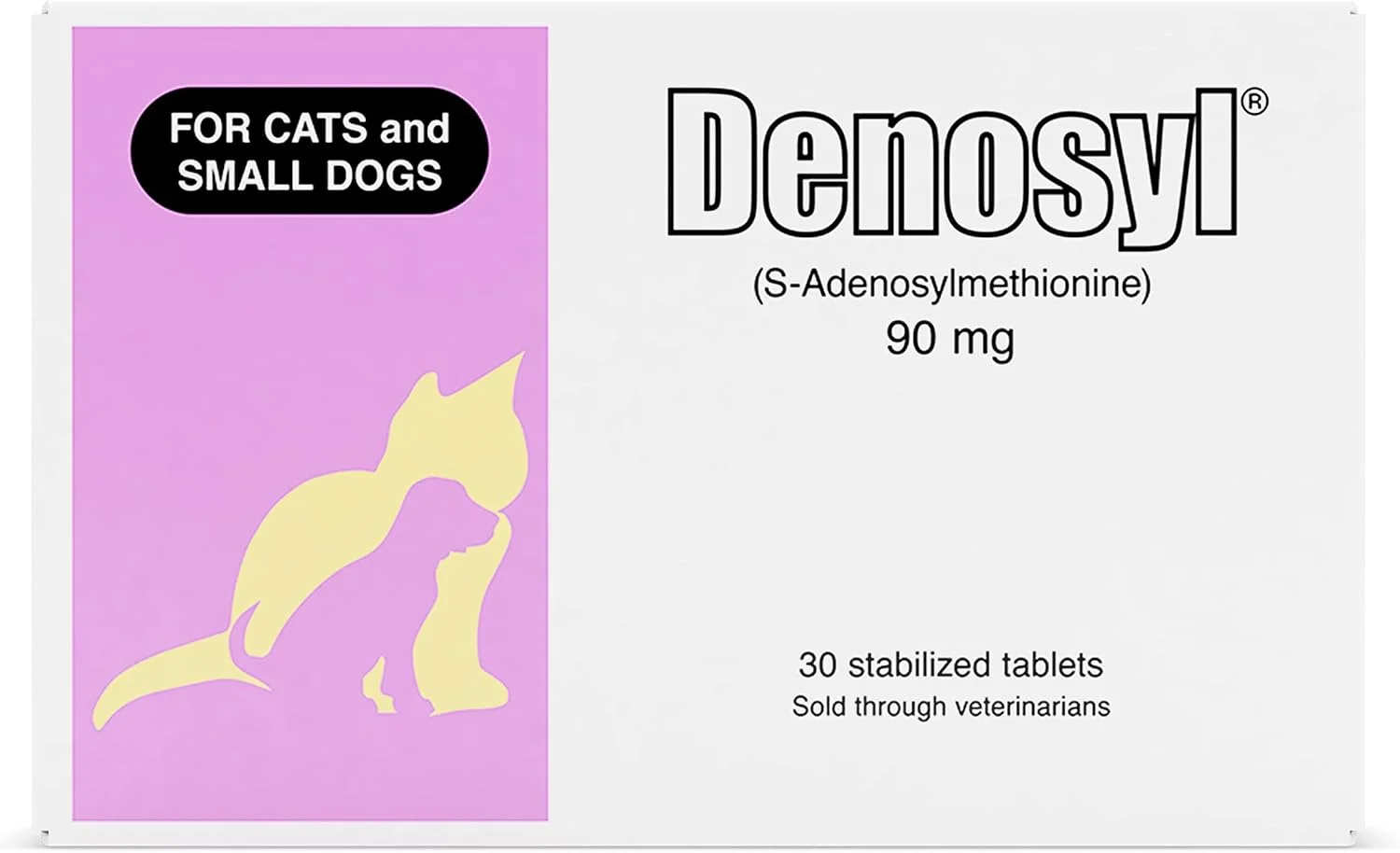 Nutramax Denosyl para gatos y perros chicos (hasta 5 kg) · 30 comprimidos
