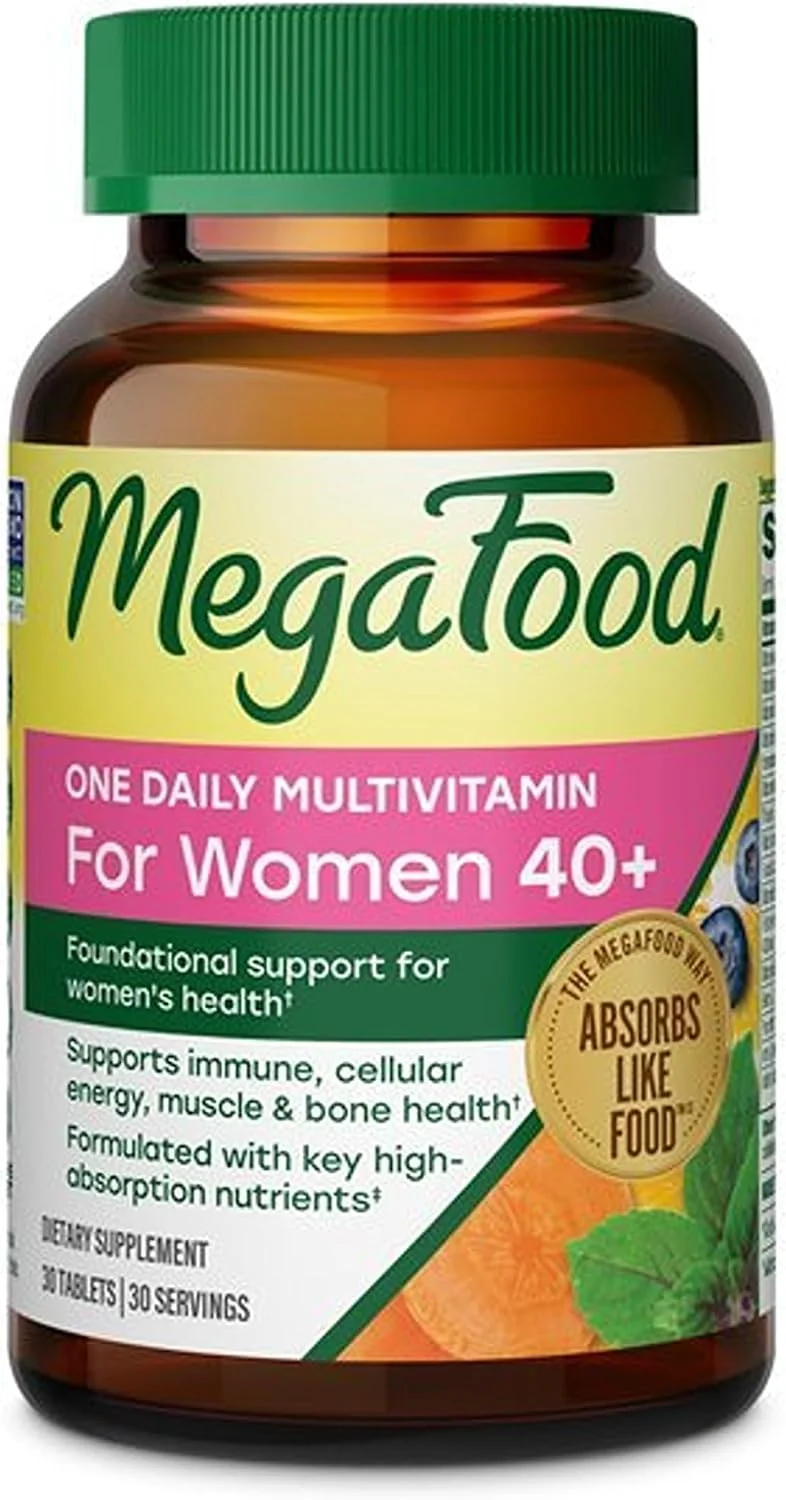 MegaFood One Daily Multivitamin mujeres 40+ — 30 tabletas