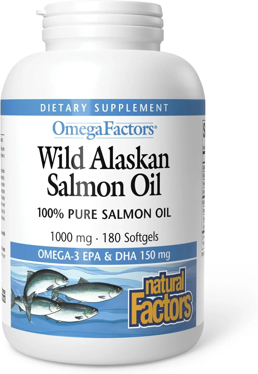 Aceite de Salmón Salvaje de Alaska 1000 mg · 180 cápsulas blandas