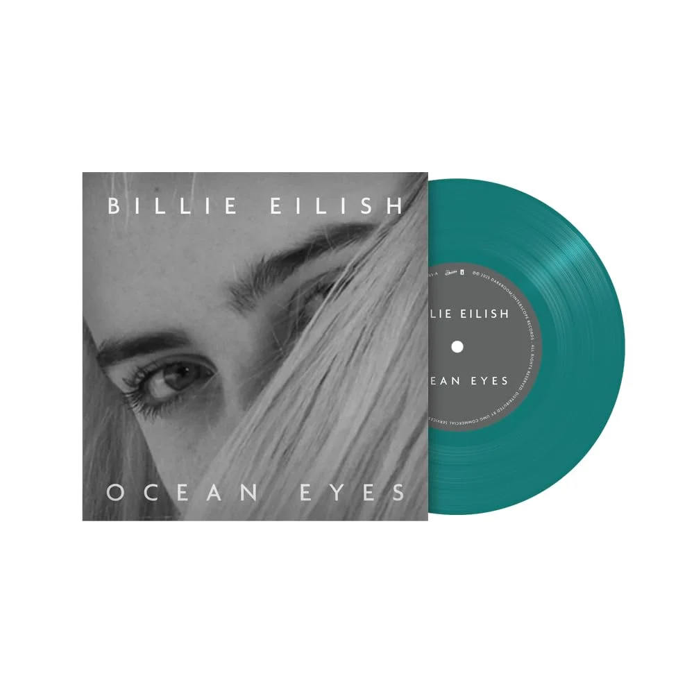 Billie Eilish – Ocean Eyes (Vinilo, single 7", vinilo turquesa translúcido)