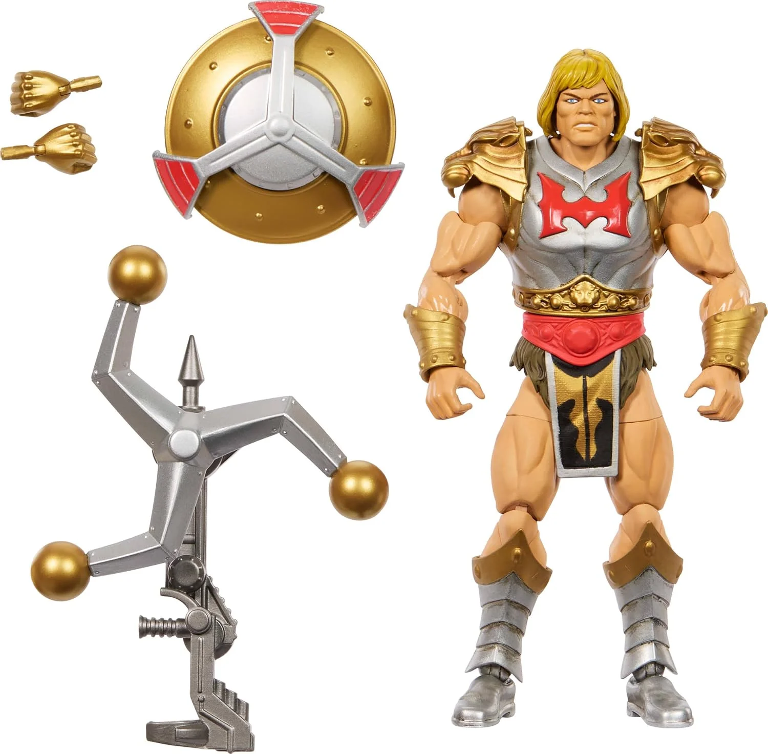 Figura Masters of the Universe Masterverse New Eternia Flying Fists He-Man 18 cm – Mattel