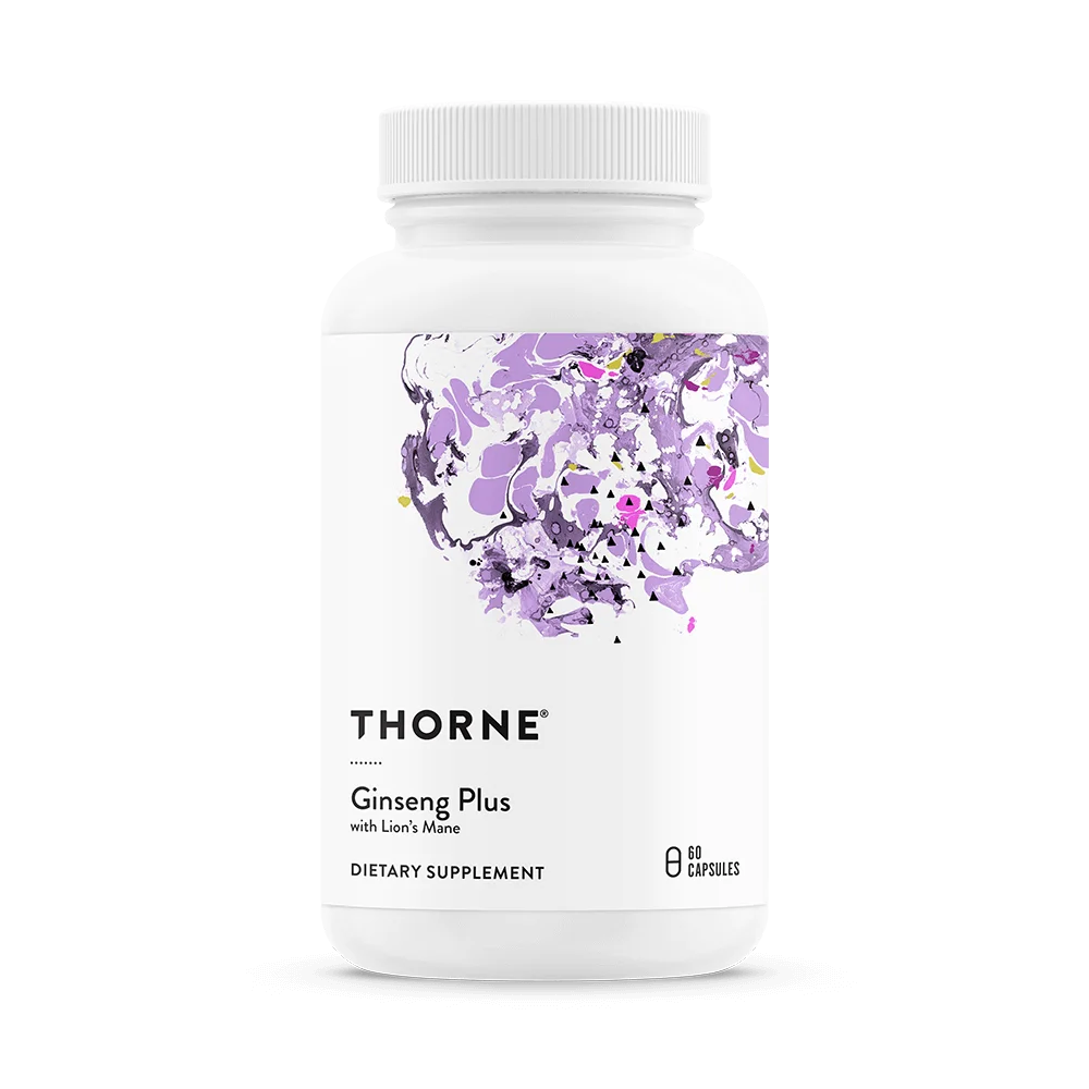 Thorne Ginseng Plus · 60 cápsulas