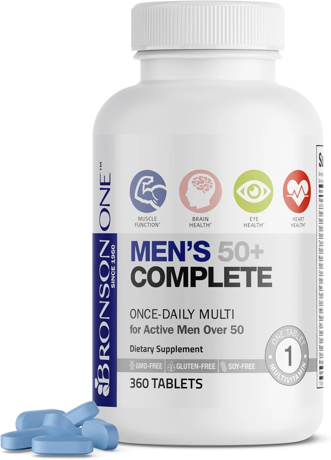 Multivitamínico Hombres 50+ · 360 tabletas