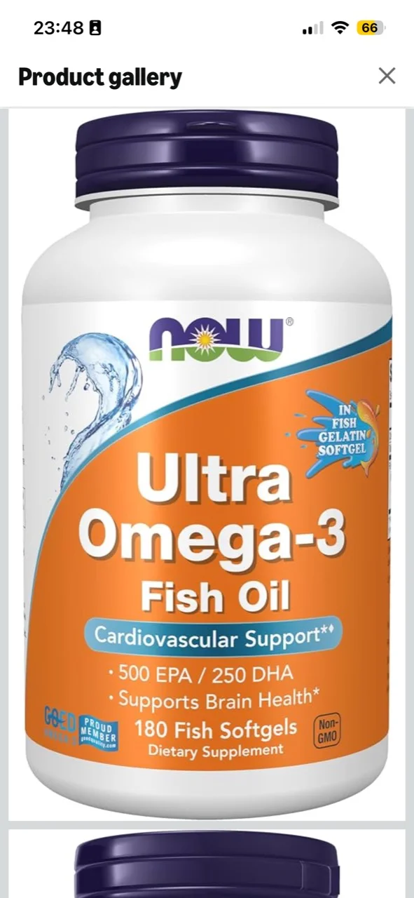 Ultra Omega-3 500 EPA / 250 DHA – 180 softgels