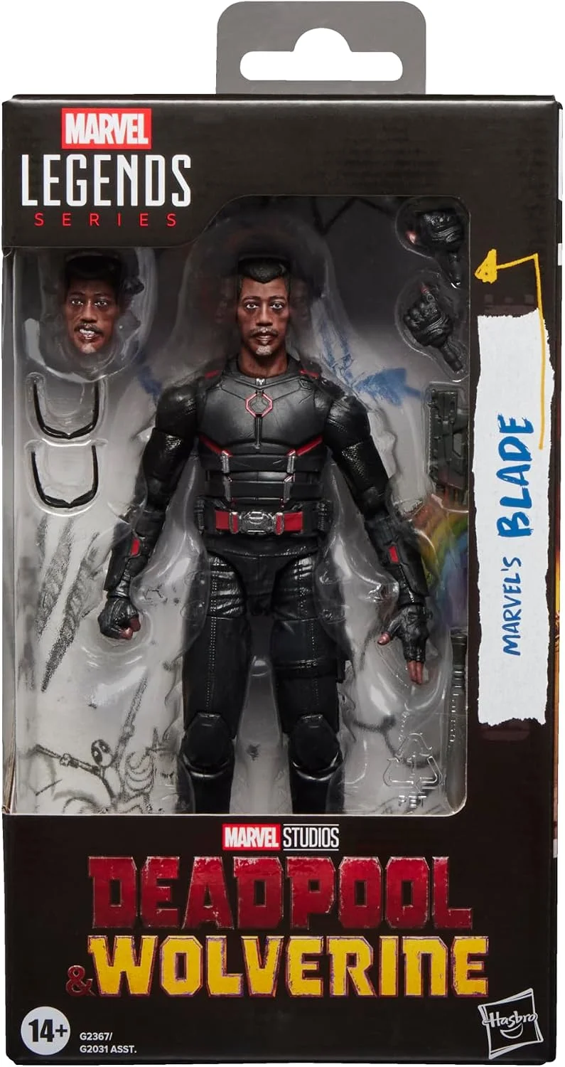 Figura Marvel Legends Blade (Deadpool & Wolverine) 15 cm – Hasbro