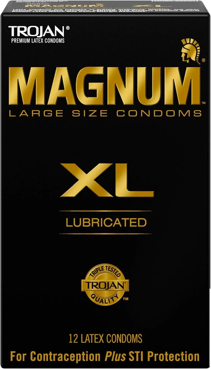Preservativos Trojan Magnum XL · 12 unidades