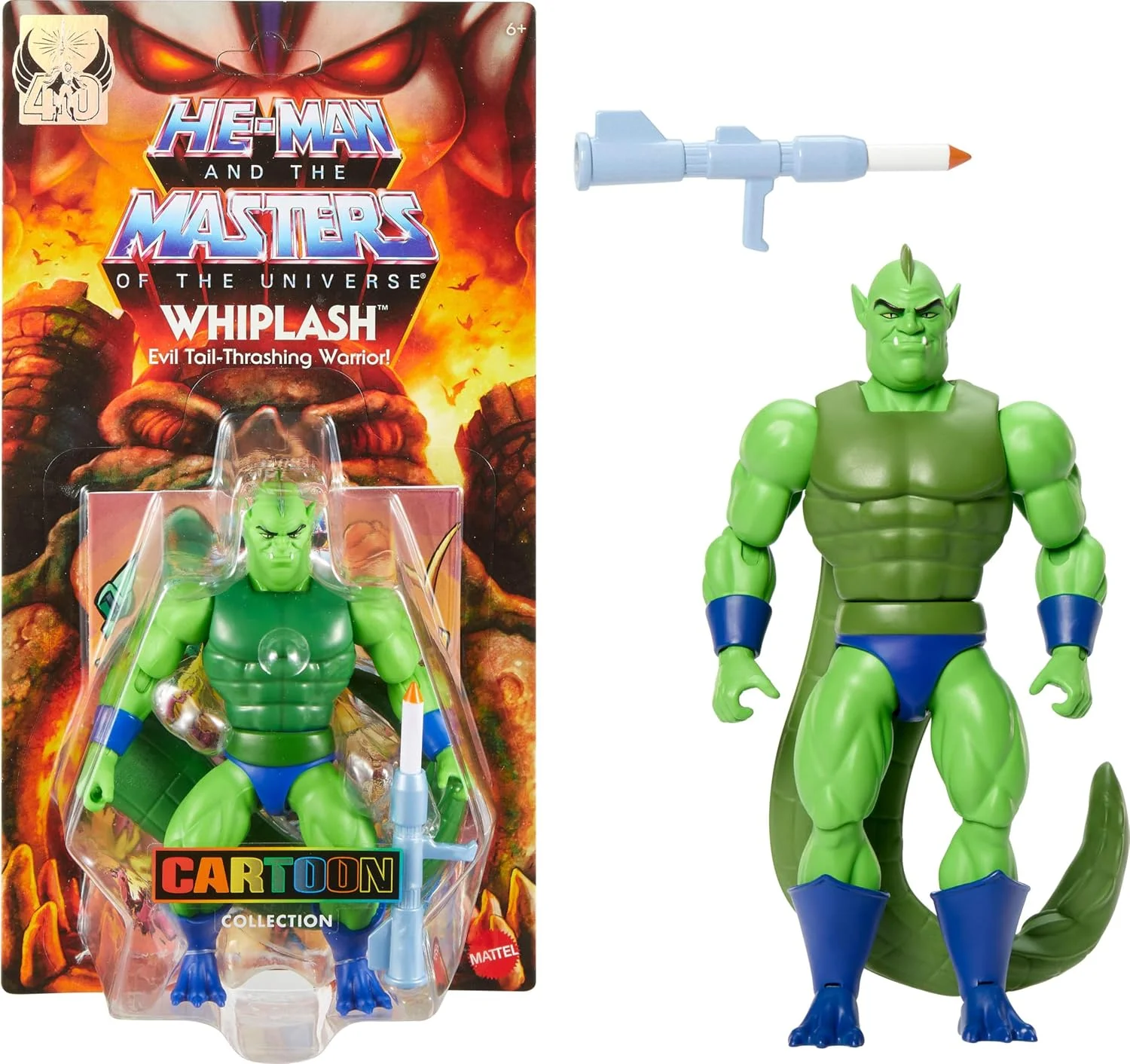Figura Masters of the Universe Origins Cartoon Collection Whiplash 14 cm – Mattel