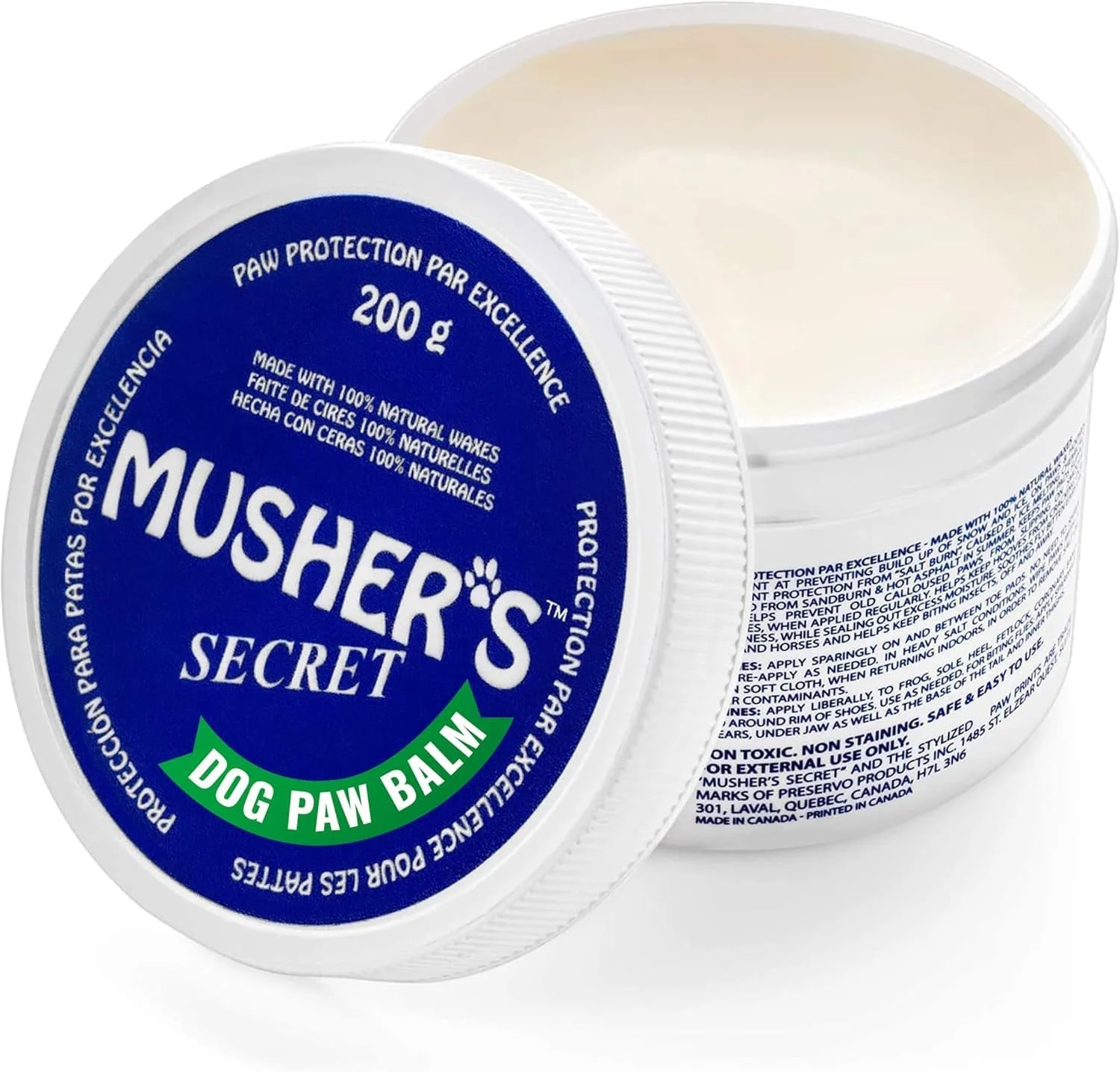 Musher's Secret bálsamo protector para almohadillas · 200 g